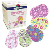 Ortopad Bamboo Girls Eye Patches, 50/Box (Medium Size, 24 yrs) Ice Cream Pack