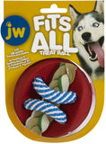 JW Pet FITS All Treat Ball Dog Toy, Red, 60638