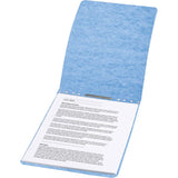 ACCO PRESSTEX Report Cover, Top Bound, Tyvek Reinforced Hinge, 2.75 Inch Centers, 2 Inch Capacity, Letter Size, Light Blue (A701