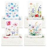 Chengu 12 Pcs Kitchen Dish Sponges Wildflowers Printed Compressed Cellulose Sponges NonScratch Reusable Household Cleaning 