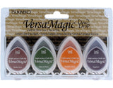 Tsukineko VersaMagic 4 Piece Set Harvest, pad Size: 2,4 x 3,9 cm
