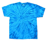 HS1000B TieDye Youth Spider TieDyed Tee Royal Spider XSmall