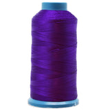 Mandala Crafts Size 207 630D T210 Bonded Nylon Thread - True Purple 800 YDs Tex 210 Heavy Duty Sewing Threads for Leather, Jeans