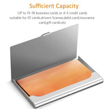 10 Pack Business Card Holder Case Aluminum Business Name Card Credit Card Case Pocket Business Card Case Wallet Business Card Ca