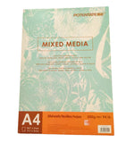 ARTRACK Artists Mixed Media A4 Pad 200 GSM 20 Sheets Ideal for Mixed Media