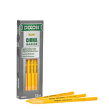 CHINA MARKERS YELLOW (12/PKG)
