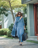 Gosriki Women'S Rayon Blend Solid Straight Kurta With Pant & Dupatta (Raja Saab Light Blue-Vks12-Gs_L_Light Blue_Large),Light Blue,,B0DT75H41Q