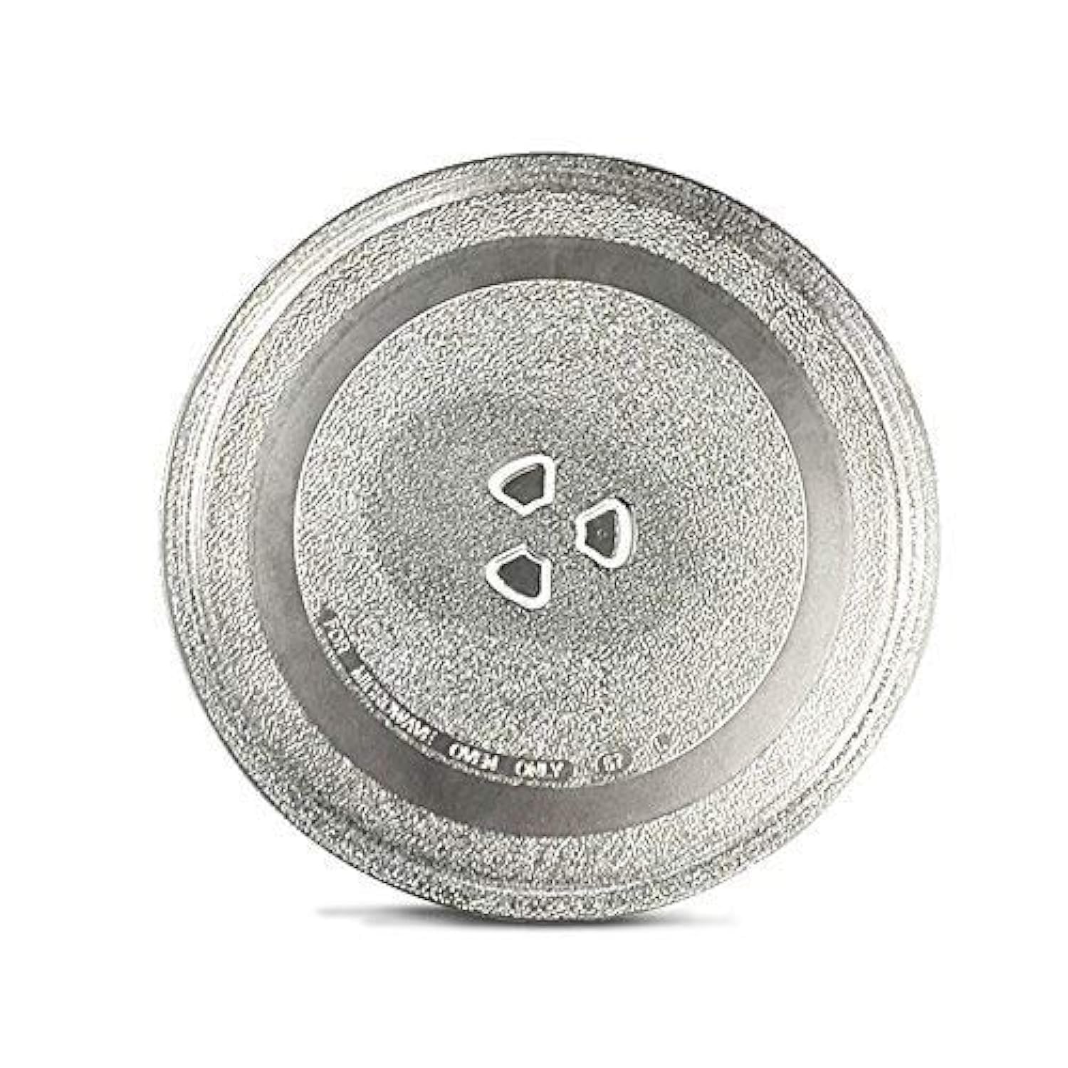 Diameter 9.6inch/24.5cm Thickened Heat Resistant Microwave Glass Plate Turntable Tray Accessories for Small Microwave