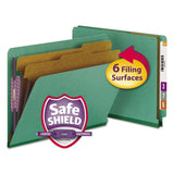Smead Classification Folders, Green (SMD26785)