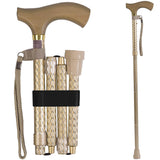 Switch Sticks Walking Cane for Men or Women, Foldable and Adjustable from 3237 Inches, FSA and HSA Eligible, Engraved Pearl Gol