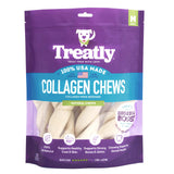 Treatly USA Collagen Twist 6-7 Dog Chew Treats - Natural Flavor, 6 Count/1 Pack