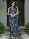 Libas Women'S Silk Blend Kurta Sets (36811_Blue