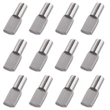 5mm Shelf Pegs Pins,60 Pieces Cabinet Furniture Spoon Shape Support Pegs for Shelves Nickel Plated