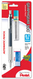 Pentel Drafting Kit with Graph Gear 500 Automatic Drafting Pencil, 0.7mm, Blue Barrel, Lead and Mini Eraser (PG527LEBP)