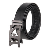 Zacharias MenS Faux Leather Belt With Autolock Buckle S110 (Black, 3Xl) (Pack Of 1)