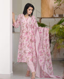 Anni Designer Women'S Rayon Blend Straight Printed Kurta With Pant & Dupatta (Midon Pink_Xxl_Pink_Xx-Large),Pink,2XL,,,