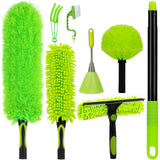 CALBEAU 8 Ft Microfiber Duster with Extension Pole (14 PCS)