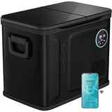 EUHOMY 12 Volt Refrigerator, 48QT Dual Zone Electric Cooler APP Control, Car Refrigerator with 12/24V DC 110-240V AC, Car Fridge