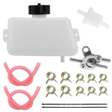 PRO BAT Petrol Fuel Tank + Inline Shut Off Valve Petcock + Filter Hose Line for 2 Stroke 43 47cc 49CC Quad ATV Mini Moto Kids Di