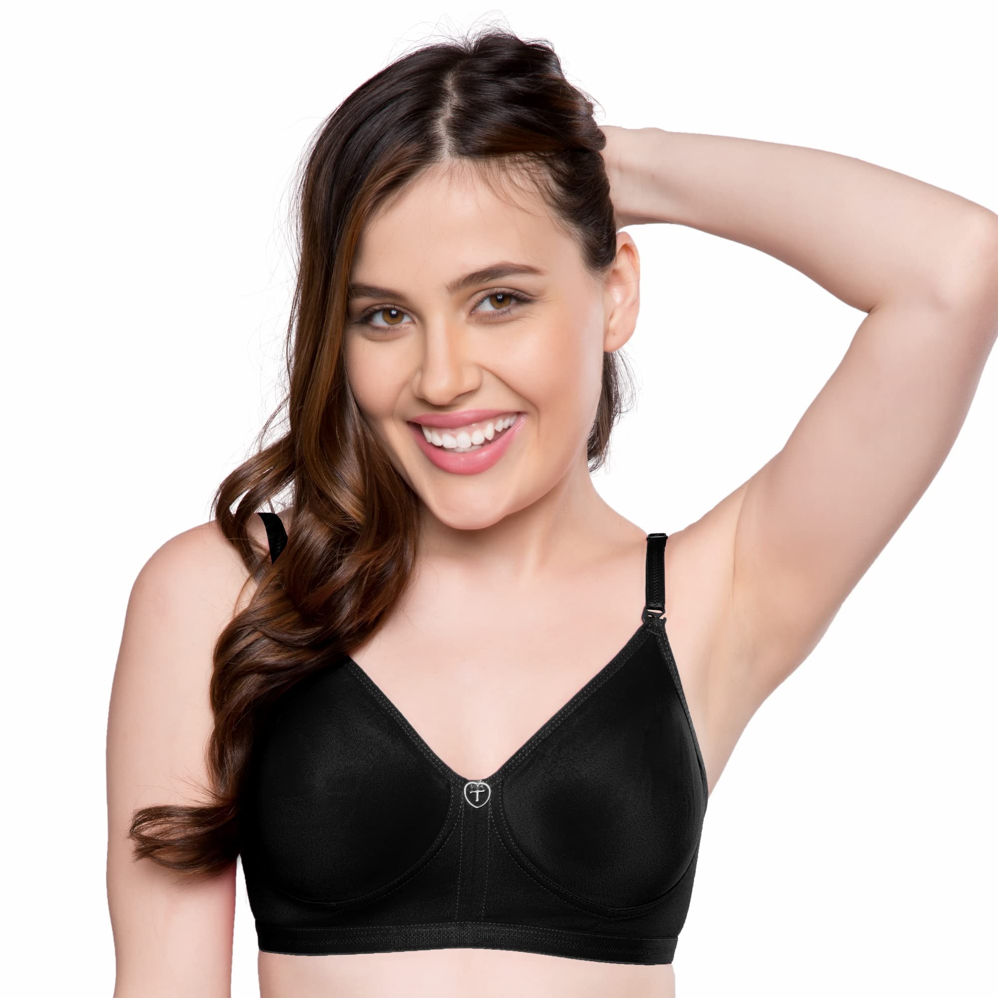 Trylo Paresha Stp 38 Black B - Cup,BLACK,38,B0B3N1JWK2