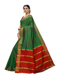 Satrani Women Art Silk Saree(1423St102_Green_One Size)
