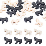 Cheriswelry 20Pcs Turquoise Horse Bead Cute Animal Loose Spacer Beads Vintage Jewelry Craft Bead for DIY Bracelet Necklace Earri