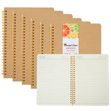 Principal Lines College Wide Ruled Spiral Notebook 6 Pack Lined Notebooks For Work School Journals Bulk, Soft Cover Subject 