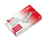 ACCO Economy Standard 2Piece Paper Fasteners, 2 Inch Capacity, 2.75 Inch Centers, 50 Fastners/Box, 1 Box (12992), Silver
