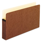 Pendaflex PFX1536GOX Standard Expanding File Packs, Legal Size, Red Fiber with Manila Lined Back, 10 Packs, 61/2 High for Ex