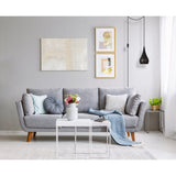 Living District Nora 1-Light Mid-Century Aluminum Pendant In Black