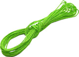 B2BPlusC Ultra Light Dyneema Reflective Green Rope 1/16 Inch Diameter | 440lbs Breaking Strain | Tent Guy Guide Rope | Suitable 