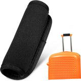 Nihspruhay Comfortable Luggage Handle Wrap, Easy Carry Suitcase Handle Cover Comfortable Hold For Travel Case(Black)