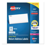 Avery Easy Peel White Address Labels