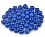 AD Beads Wood Spacer Loose Wooden Craft Beads Big Hole Beads Assorted for Necklace Bracelet Craft Making Decoration(8x10mm 200pc