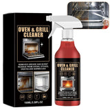 Oven & Grill Cleaner Spray Heavy Duty Super Concentrated Degreaser, No Scrub Formula for Burnt Grease, Air Fryer, BBQ Grates, St