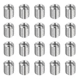 HARFINGTON 20pcs Thread Repair Inserts M10 x 1.5 Male to M6 x 1 Female Thread 12mm Long Stainless Steel Reducing Nuts Metric Sel