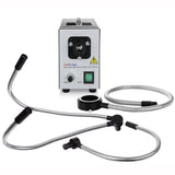 AmScope HL250-BOYS Fiber Optic Light Microscope Illuminator 150W Ring Double & Single Gooseneck Lights