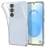 Spigen Liquid Crystal Glitter Designed for Galaxy S25 Case (2025) [Anti-Yellowing], [Military-Grade Protection] - Crystal Quartz