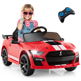 Licensed Ford Mustang GT500 Ride on Car for Kids by INFANS, Battery Powered Electric Vehicle with Remote Control, Headlight, Pow
