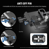 Neewer Foldable V Mount Battery Plate With Arca Type Quick Release Camera Baseplate, Lightweight Dslr Camera Video Rig Compatibl