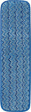 Rubbermaid Commercial Products Mop Head for Microfiber Damp Mop, 18Inch, Blue, HeavyDuty Single Sided Cleaning Cloth for Hardw