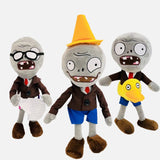 Dharnsty Plants vs Zombies Plush 3-Pack: Soft Figure Dolls, Ducky & Conehead Zombies for Birthday, Party, Halloween & Christmas