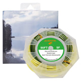 Aventik Weight Forward Fly Fishing Line Floating Trout Percerption Line Ultra Low Core 2PCS Welded Loops (Light Green+Dark Green