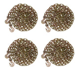 Mytee Products (4 Pack) 1/4 x 16 Transport Binder Chain Grade 70 with Grab Hook 3150 LBS WLL Transport Binder Tow Chain with
