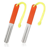 Skylety 2 Pcs Hook Sharpener Hook File for Fishing Diamond File with Handle Portable Double Sided Fine and Medium Grit for Fishi