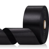 Aoropo Black Ribbon 2 Inch, 60 Yards Black Satin Ribbon for Flower Bouquet, Crafts, Gift Wrapping, Birthday Party, Bows, Wedding