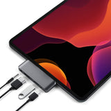 Satechi Type-C Mobile Pro Hub Adapter with USB-C PD Charging, 4K HDMI, USB 3.0 & 3.5mm Headphone Jack - for M2/ M1 iPad Pro, M1 