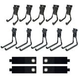 Atoola Slatwall Accessories, Premium Slatwall Hooks, Heavy Duty Slat Wall Accessory, Black Slat Wall Hanging Hooks