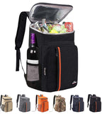Bagtopia Camping Cooler Backpack 25 Cans, Leak Proof Soft Insulated Compartments Thermal Bag, Portable Lightweight Beach Travel 