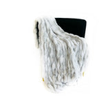 Plutus White Silver Snow Chinchilla Faux Fur Luxury Throw Blanket 114In X 120In